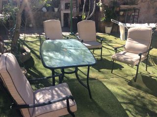 Mesa y 4 Sillas Exterior