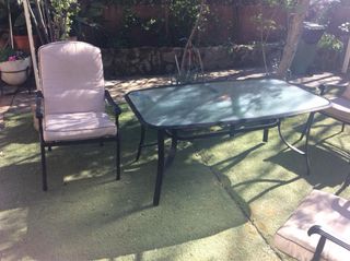 Mesa y 4 Sillas Exterior