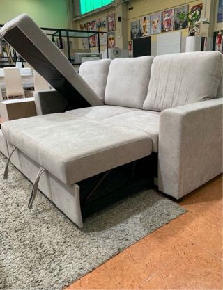 Sofá Cama Chaise Longue con Arcón - Nuevo