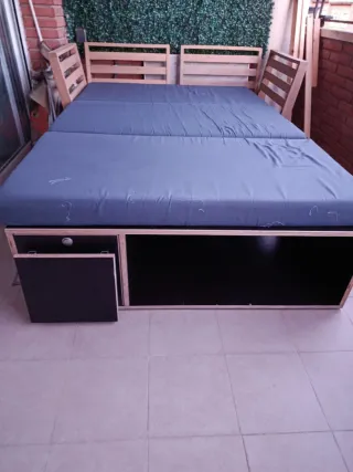 Moble camper + matalàs + aïllants