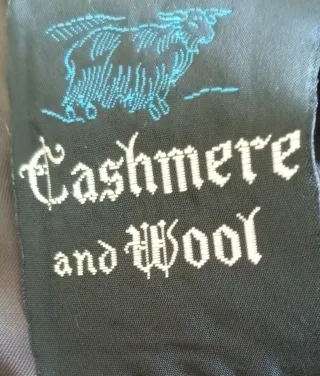 Giaccone "vintage" misto cashmere lana "La Cordèe"