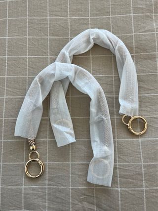 Asas doradas para bolso con brillantes