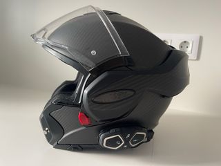 Casco Modular Scorpion Exo-Tech Evo Carbono