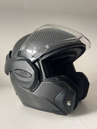 Casco Modular Scorpion Exo-Tech Evo Carbono