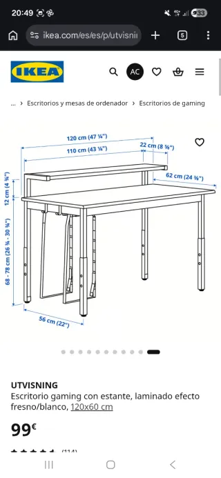 Escritorio Gaming IKEA UTVISNING