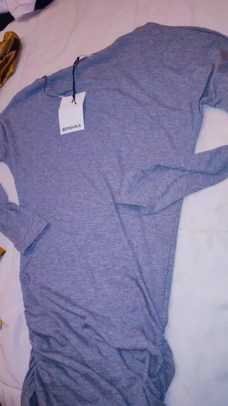 Vestido Bershka gris talla única