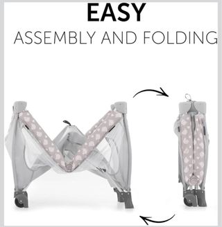 Cuna de viaje con colchón