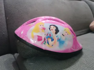 Casco infantil rosa princesas Disney
