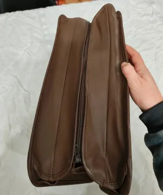 Cartella Pierre Cardin marrone vintage