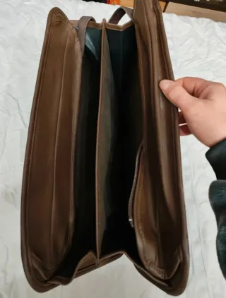 Cartella Pierre Cardin marrone vintage