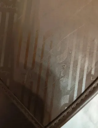 Cartella Pierre Cardin marrone vintage