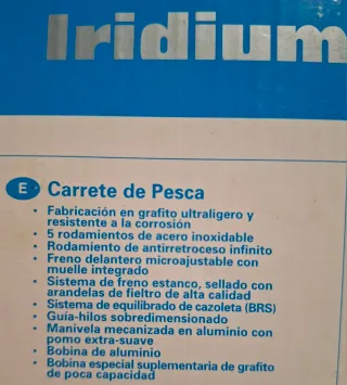 Carrete de pesca Iridium Contact COS 80