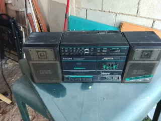 Philips Equipo de Música Cassette Radio