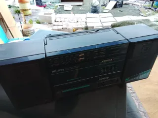 Philips Equipo de Música Cassette Radio