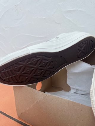 Zapatillas Converse Altas Beige