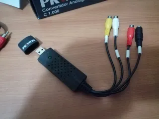 Convertidor USB Analógico a Digital Prixton