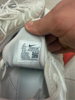 Nike Vapormax Grigio Bianco