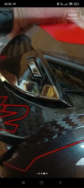 Casco LS2 Carbono Negro/Rojo