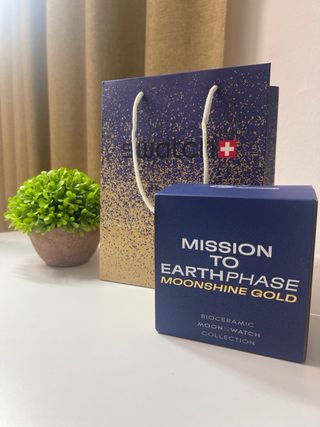 Swatch Mission to Earthphase Moonshine Gold