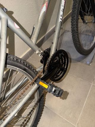 Bicicleta infantil Topbike 24 gris