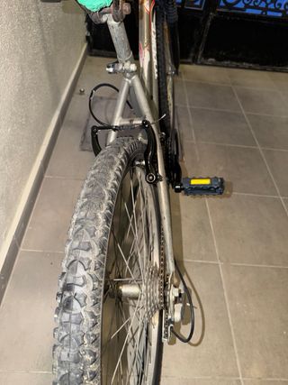 Bicicleta infantil Topbike 24 gris