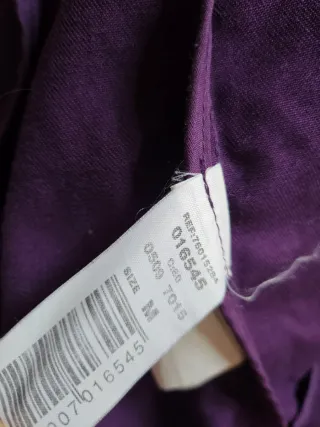 Gabardina Mango Morada S