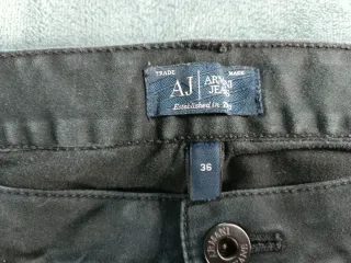 Armani J45 Slim Nero - Taglia 36 (50 ITA)