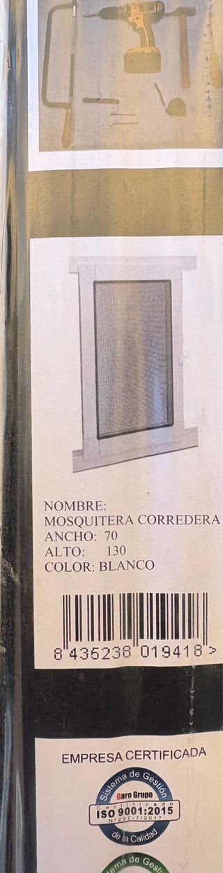 Mosquiteras Aluminio 1,30 x 70 (3 uds)