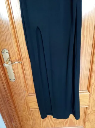 Vestido largo Bershka negro