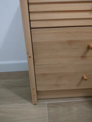 Juego de dos Mesitas de noche de madera