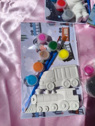 Figuras de yeso para pintar.