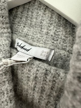 Maglione Mahlionr collo alto grigio taglia unica