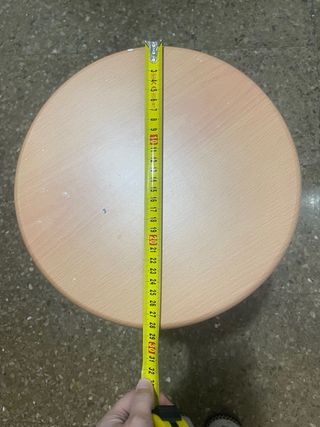 2 Taburetes plegables madera y metal