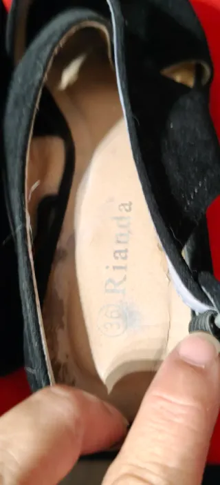 Sandalias de plataforma negras