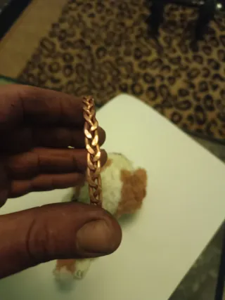 Pulsera de cobre trenzado