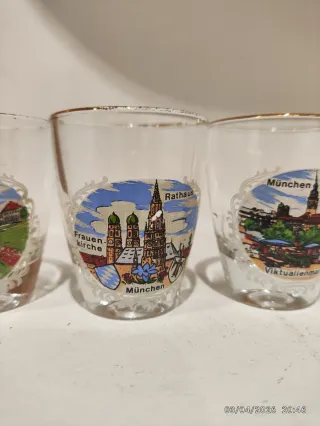 6 Vasos de Chupito Coleccionables