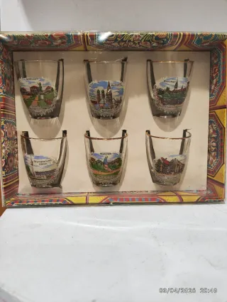 6 Vasos de Chupito Coleccionables
