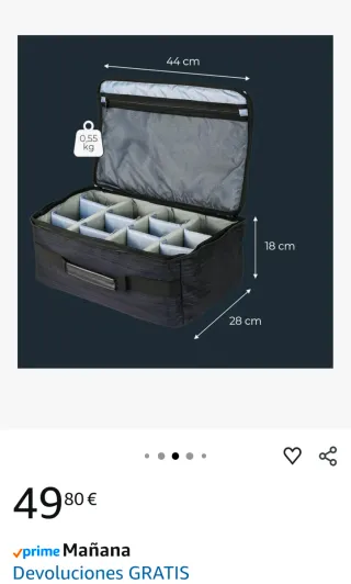 Borsa per il trasporto di fotocamere o droni