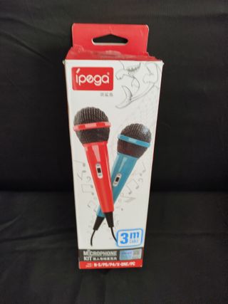 iPega 2 Micrófonos Karaoke 3m Nintendo Switch