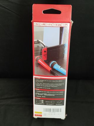 iPega 2 Micrófonos Karaoke 3m Nintendo Switch