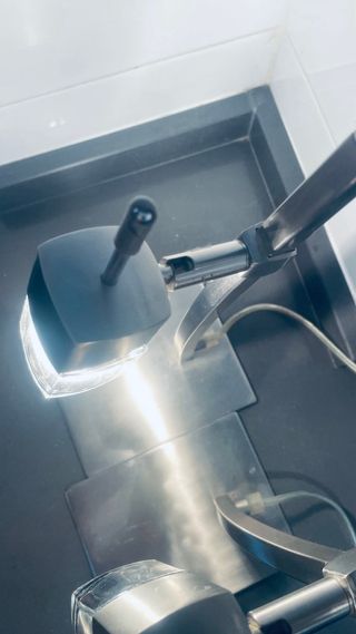 Pack 2 Lámparas Mesa Cristal Metal