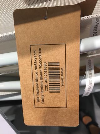 Conjunto 4 Sillas Terraza Blancas de diseño