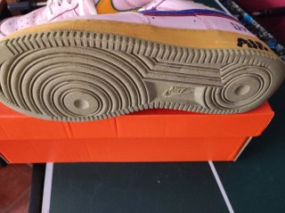 Zapatillas Nike Air Force 1 Rosa y Amarillo