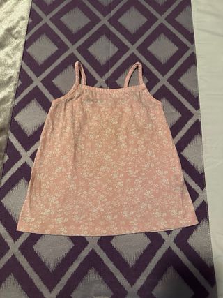 Vestido bebé tirantes estampado floral