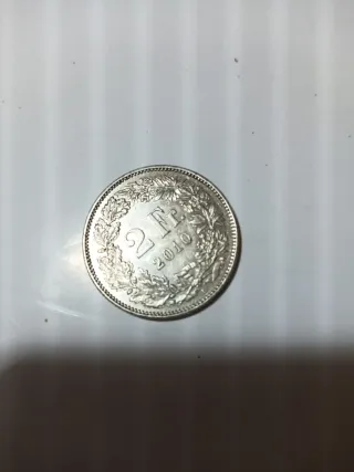 3 Monedas 2 Francos Suizos