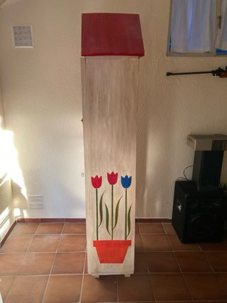 Armario infantil casita pintada (en Galapagar)