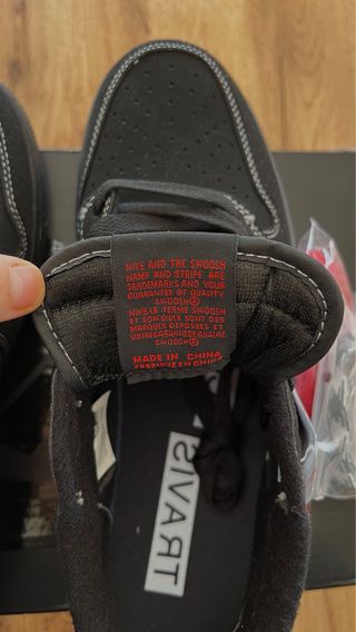 Jordan 1 Low Travis Scott Negro