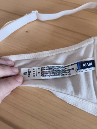 Sujetador sin estrenar marca Kiabi 100C Beige