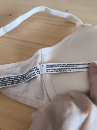 Sujetador sin estrenar marca Kiabi 100C Beige