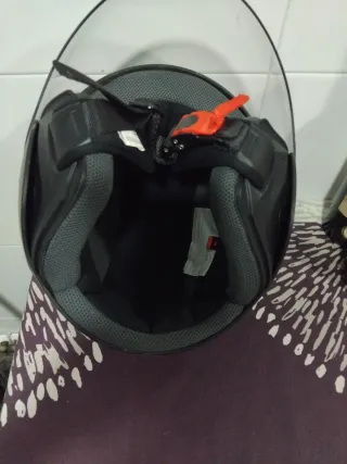 Casco Unik Negro con Visera Transparente